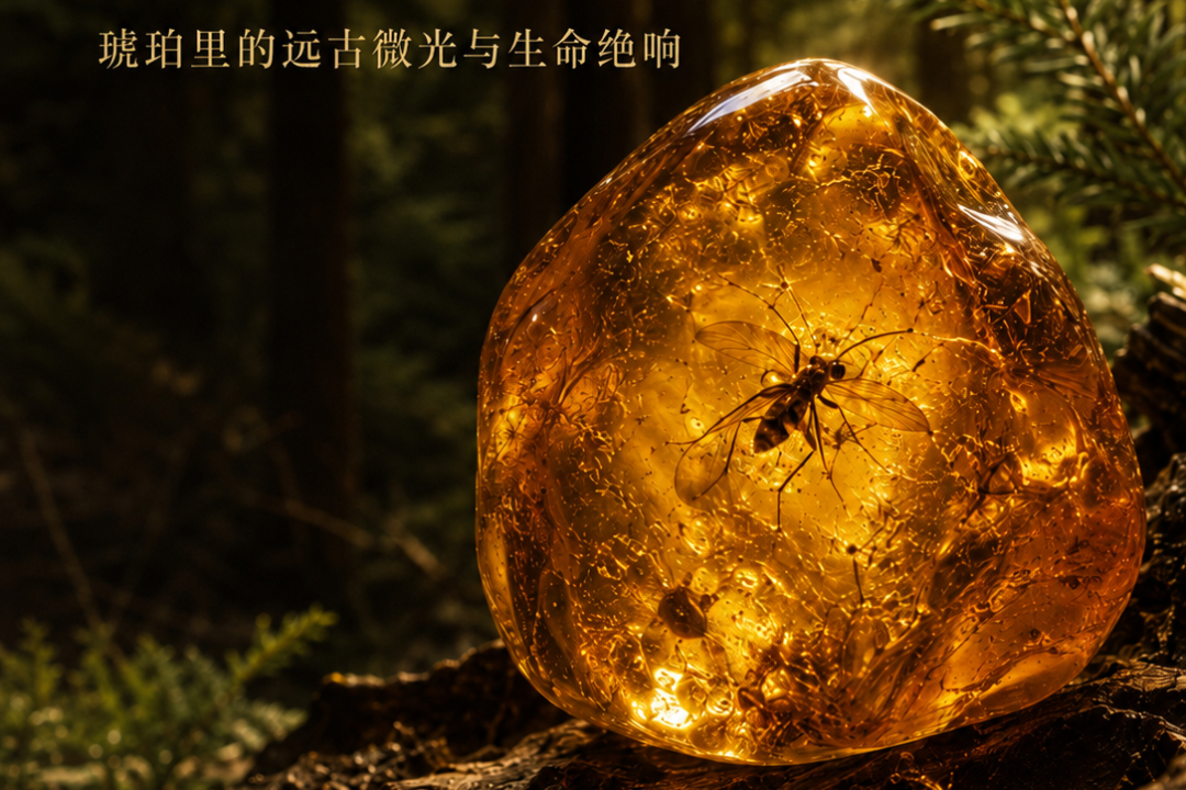 凝固的时光：琥珀里的远古微光与生命绝响